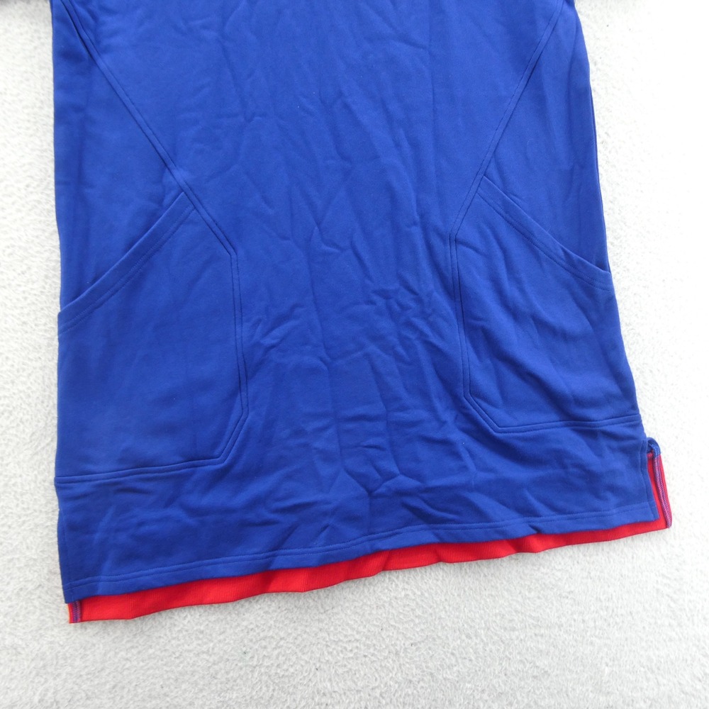 GIII 4Her Dress Women Medium Texas Rangers Blue Red Sequin MLB Fan Sweater Dress - Picture 2 of 9